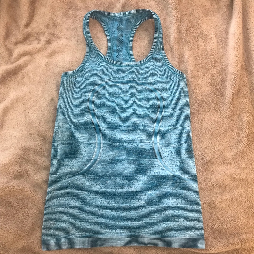 Lululemon Teal Run Tank 4